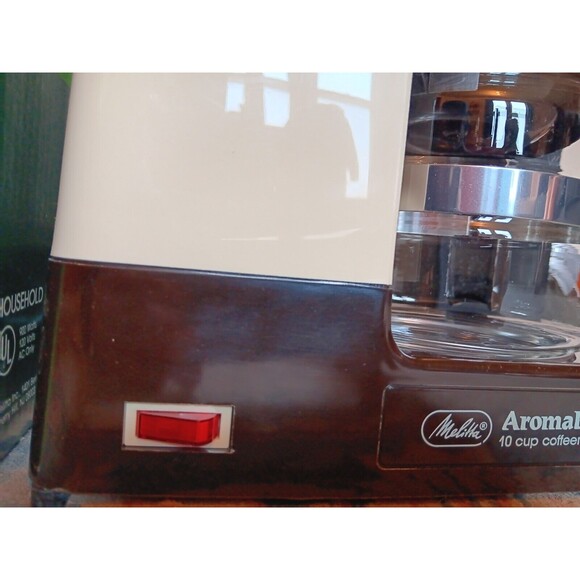 Vintage 1984 MelittA 10 Cup Coffeemaker Model # ACM-10M/4 New Boxed AromaBrew - Picture 3 of 12
